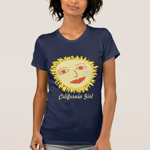 Mr Sun California Girl Customizable T_Shirt