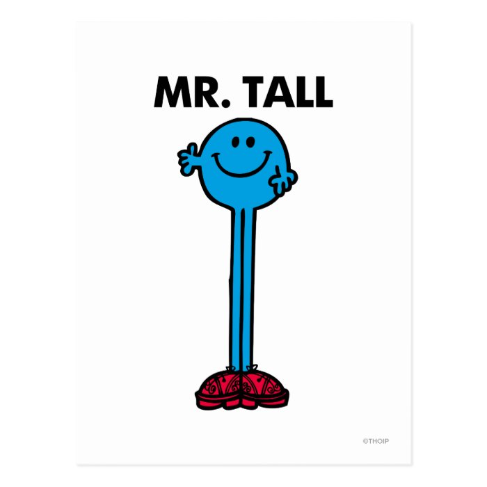 Mr Tall Classic Postcard