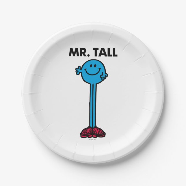 Mr. Tall | Standing Tall Paper Plates (Front)