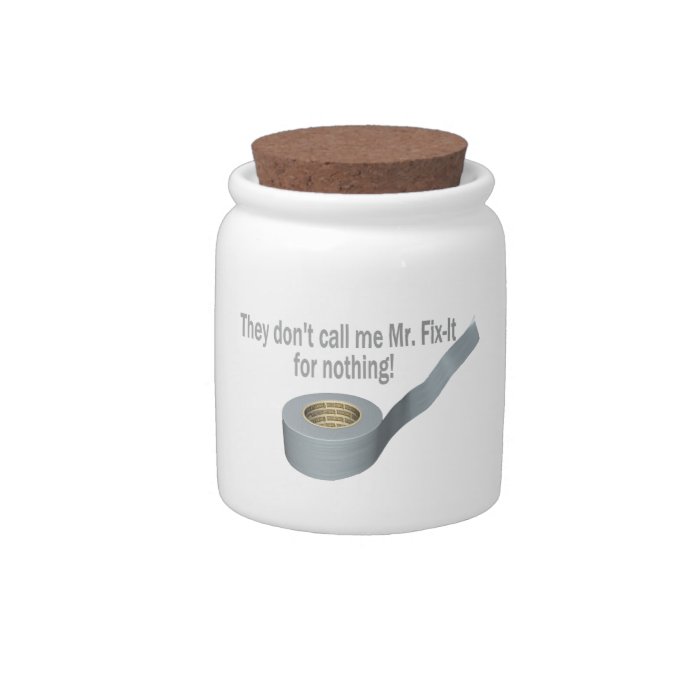 Mr Tape Fix It Candy Jar