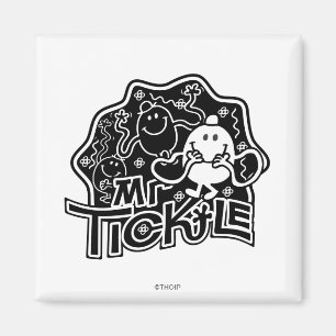 Mr. Tickle Black & White Fun Magnet