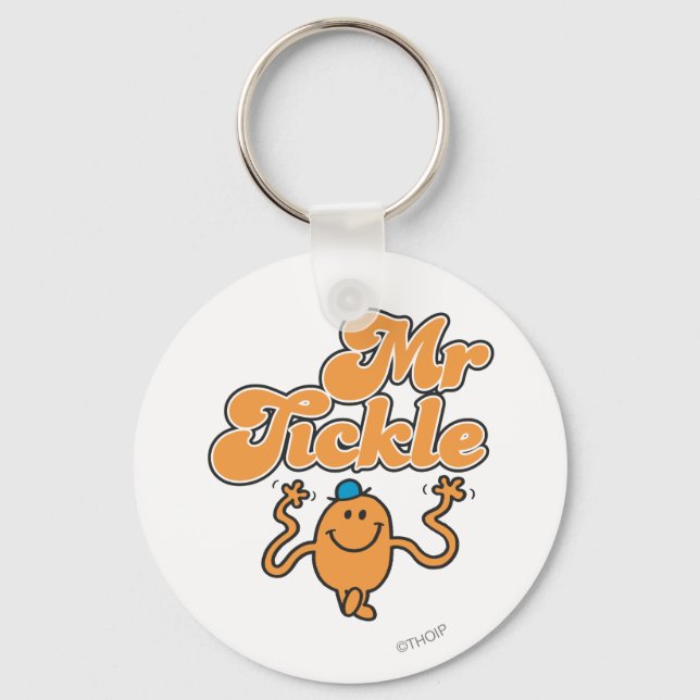 Mr. Tickle | Jiggling Arms Keychain (Front)