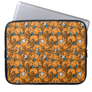 Mr Tickle Orange Tickle Pattern Laptop Sleeve