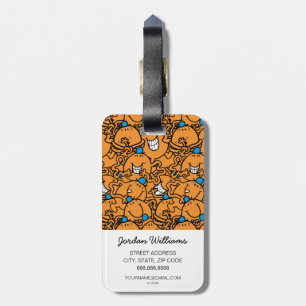 Mr Tickle Orange Tickle Pattern Luggage Tag