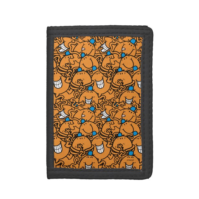 Mr Tickle | Orange Tickle Pattern Trifold Wallet (Front Vertical)
