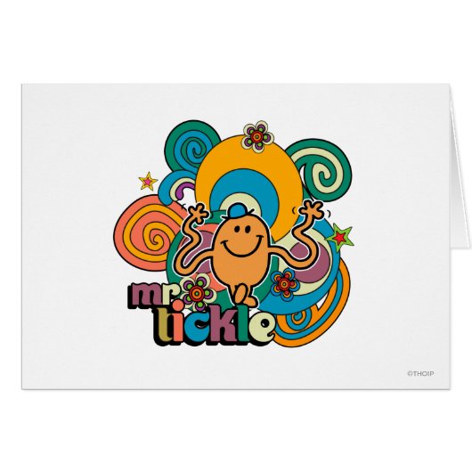 Mr. Tickle | Psychedelic Swirls, Stars, & Flowers (Front Horizontal)