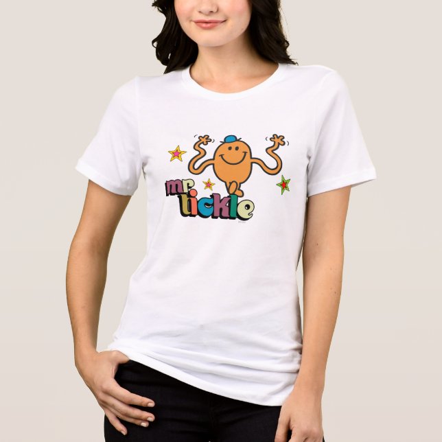 Mr. Tickle | Sparkling Stars Tri-Blend Shirt (Front)