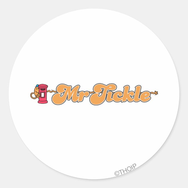 Mr. Tickle | Staying Hidden Classic Round Sticker (Front)