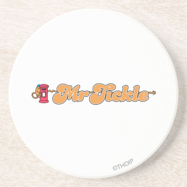 Mr. Tickle | Staying Hidden Sandstone Coaster (Front)