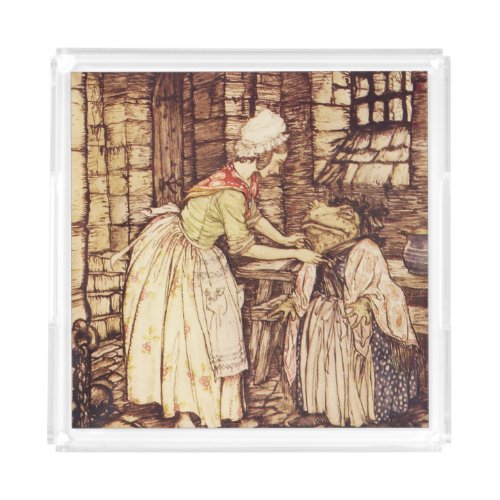 Mr Toad Dresses Up by Arthur Rackham Acrylic Tray