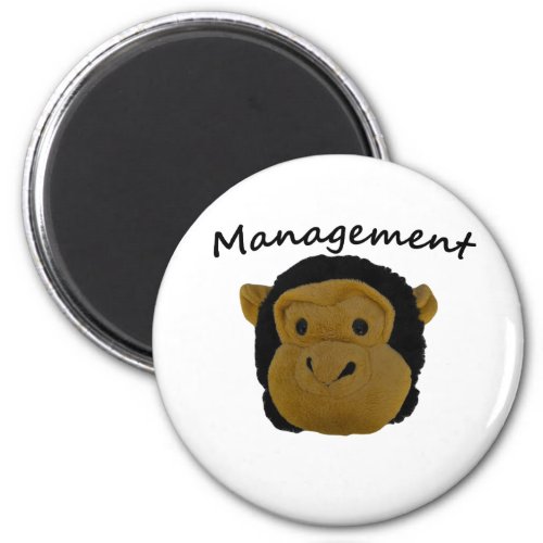 MrTrouble Management Badges Magnet