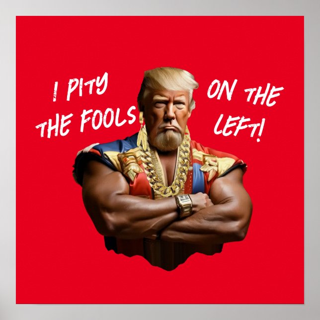 Mr. Trump - I Pity the Fools on the Left! Poster (Front)
