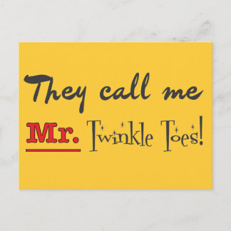 Mr. Twinkle Toes Ballet Gifts Postcard