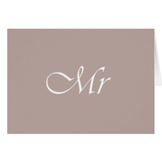 Mr Typography Beige Cards (Front Horizontal)