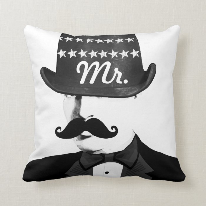 Mr. Vintage Roaring 20's Weddings Pillow