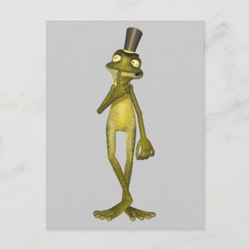 Mr Warts the Cartoon Frog Postcard