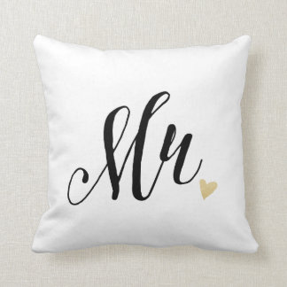 Mr. Wedding,Anniversary Throw Pillow