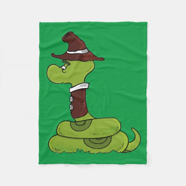 Mr. Wiggly Fleece Blanket (Front)
