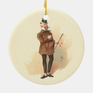 Mr. Wilkins Micawber David Copperfield Ceramic Ornament