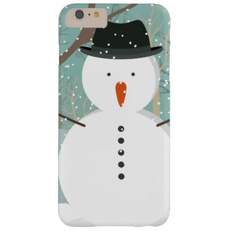 Mr. Winter Snowman Barely There Iphone 6 Plus Case