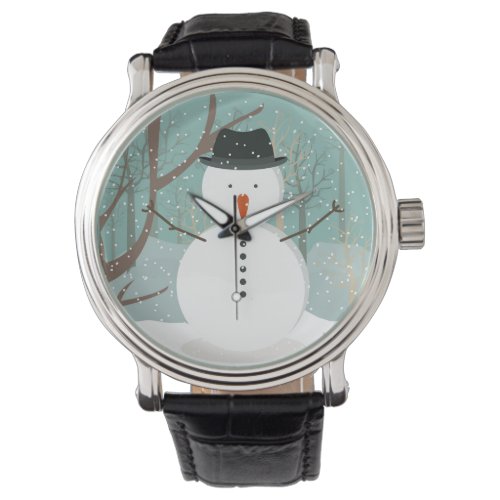 Mr Winter Snowman Watch