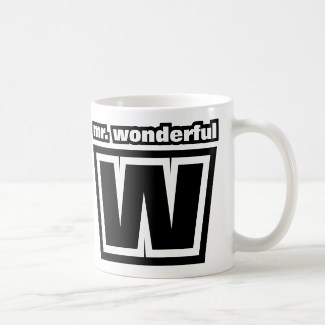 Mr Wonderful Coffee Mug (Right)