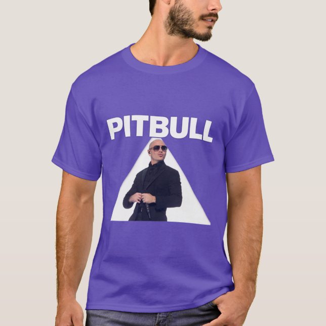 Mr Worldwide Pitbull Rapper friends T-Shirt (Front)