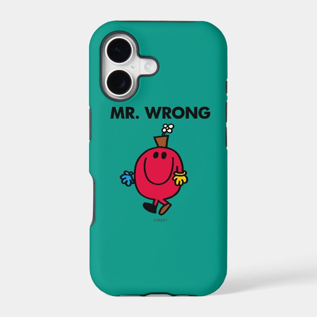 Mr Wrong Classic Iphone Case (Back)