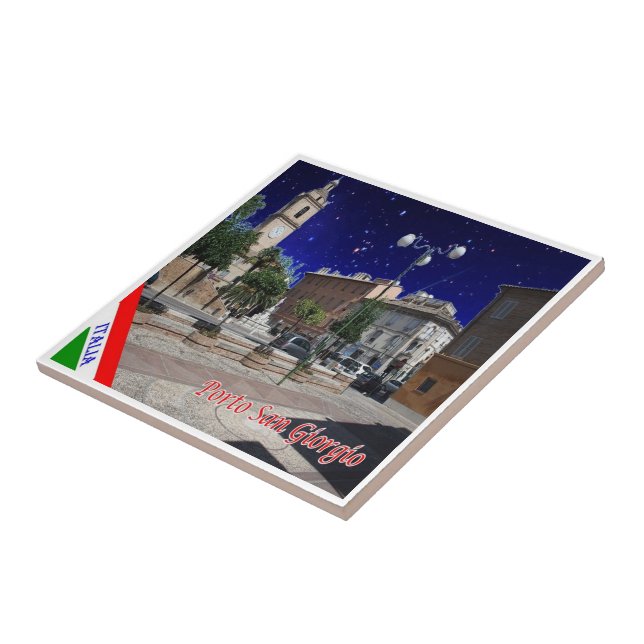 MRC007 PORTO SAN GIORGIO, Marche, Italy, Ceramic Tile (Side)