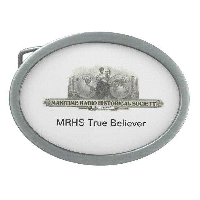 MRHS True Believer Oval Belt Buckle (Front)