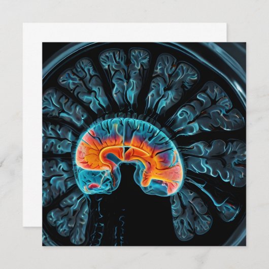 MRI brain scan (Front/Back)