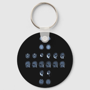 MRI Cross Keychain