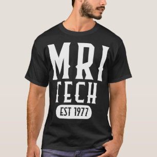 MRI Tech 1977 Radiology Scan Gift T-Shirt