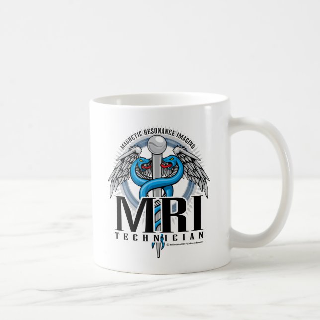 MRI Tech Caduceus Coffee Mug (Right)