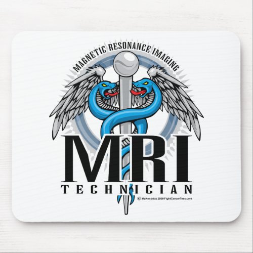 MRI Tech Caduceus Mouse Pad