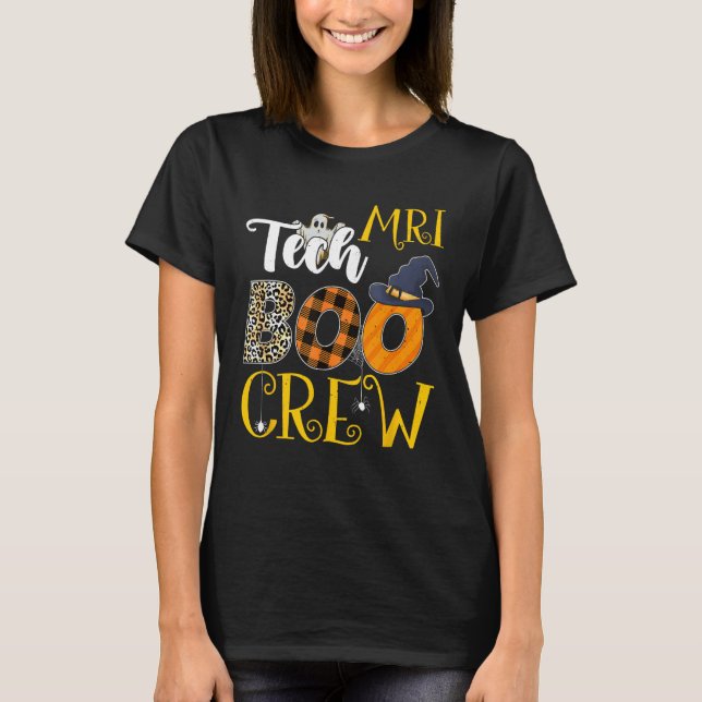 MRI Tech Leopard MRI Technologist Halloween Costum T-Shirt (Front)