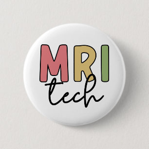 MRI Tech MRI Technologist Radiology Technician Button