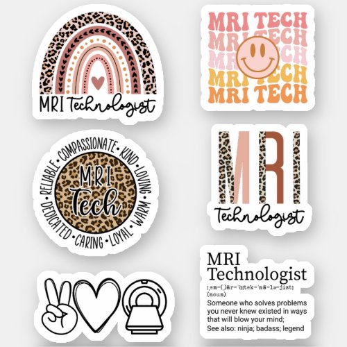 MRI Technologist Radiology Gifts MRI Tech Pack Sticker