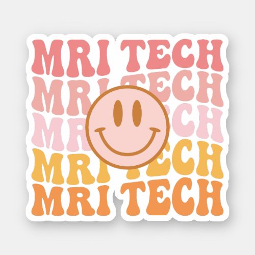 MRI Technologist Radiology Gifts Xray Tech Sticker