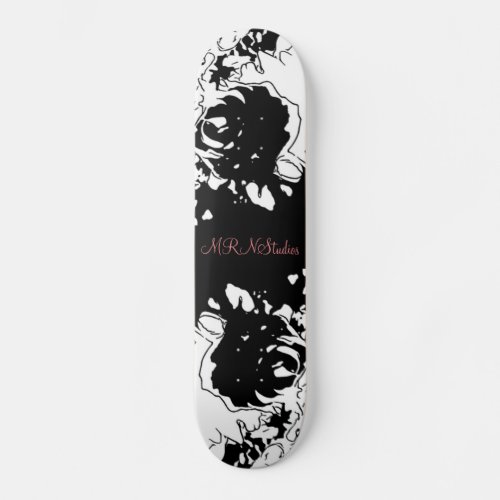 MRNStudios Flower Doodle Skateboard