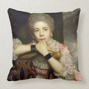 Mrs Abington as Miss Prue in Congreve's 'Love for Throw Pillow