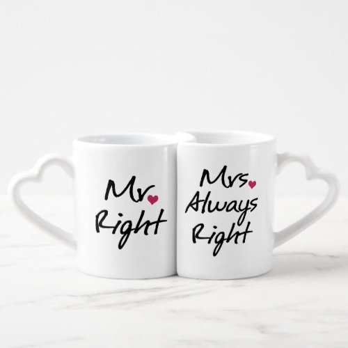 Mrs Always Right Coffee Mug Set