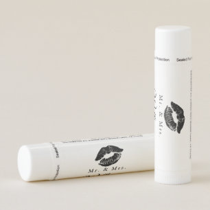 Mrs. and Mr. Wedding Lip Balm Favors