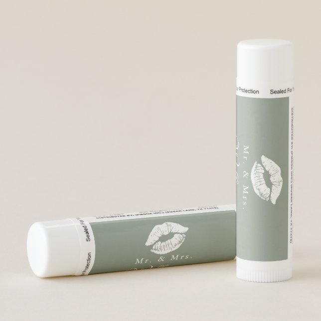 Mrs. and Mr. Wedding Lip Balm Favors  (Rotated Right)