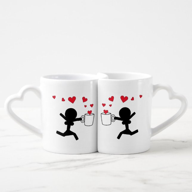 Mrs. and Mrs Coffee Mug Set (Front Nesting)