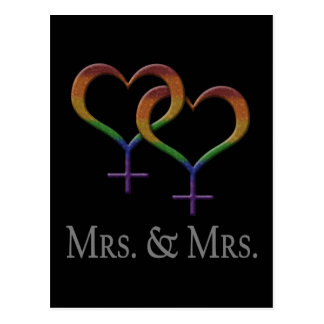 Mrs. and Mrs. Postcard