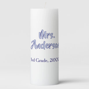 mrs anderson teachers appreciation day purple scho pillar candle