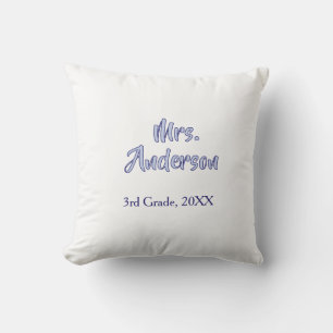 mrs anderson teachers appreciation day purple scho throw pillow