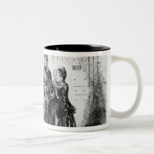 Mrs Bagnet returns from her expedition Two_Tone Coffee Mug