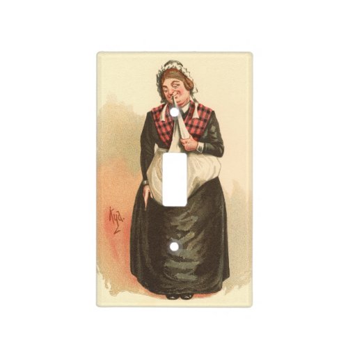 Mrs Bardell by Kyd _ Dickens The Pickwick Papers Light Switch Cover